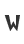 w